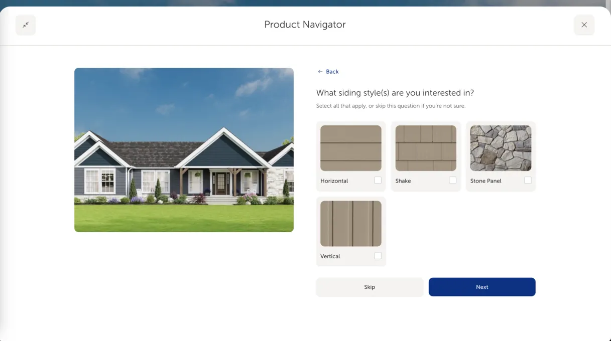 Product Navigator question
